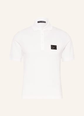 Dolce & Gabbana Polo Tričko Piqué bílá