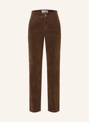 Cambio 7/8-Hose Piper Aus Samt braun