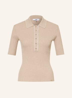 Cinque Strick-Poloshirt Cielbo beige
