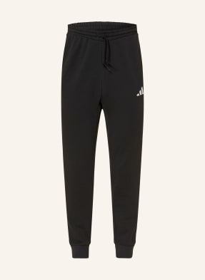 Adidas Tepláky Essentials Se Třemi Pruhy černá / bílá