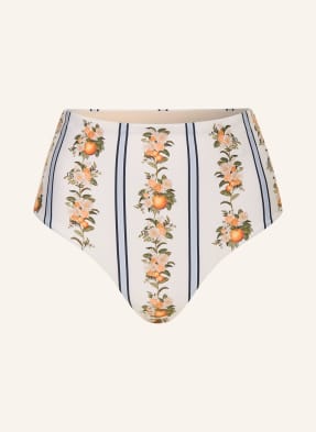 Agua By Agua Bendita Bikiny S Vysokým Pasem Magenta Valle krémová / černošedá / oranžová