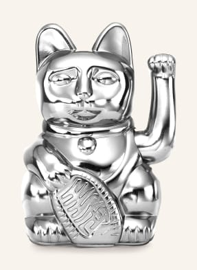 Donkey Dekorativní Figurka Lucky Cat Classic stříbrná