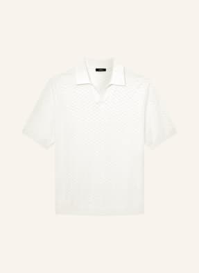 Reiss Pletené Polo Tričko Sol bílá