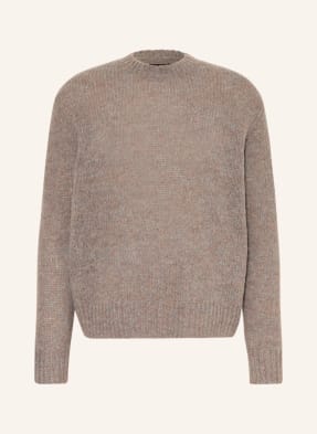 Allsaints Svetr Saku S Alpakou černošedá