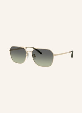 Oliver Peoples Sluneční Brýle ov1377s zlato/zelený přechod