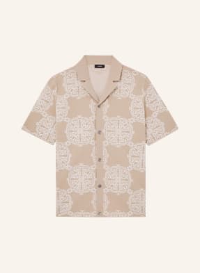 Reiss Letní Košile Gabriel Regular Fit béžová / bílá