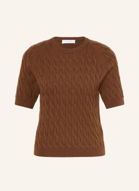Rich & Royal Pletené Tričko S Merino Vlnou A Kašmírem hnědá