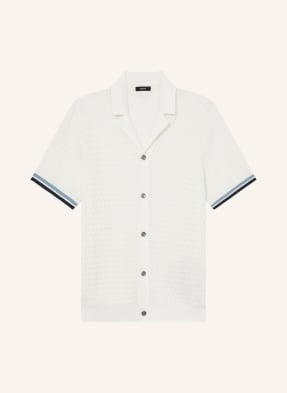 Reiss Strickhemd Bilsby Slim Fit weiss