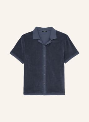 Reiss Letní Košile Eden Regular Fit Z Froté tmavě modrá
