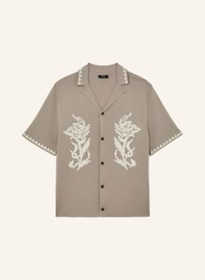 Reiss Letní Košile Folia Slim Fit béžová / bílá