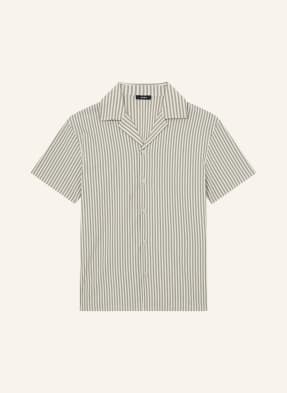 Reiss Letní Košile Aurelia Comfort Fit světle zelená / bílá