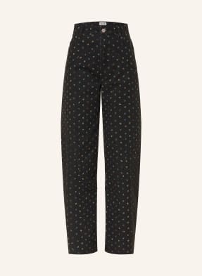 Baum Und Pferdgarten Džíny Barrel Napolen c9239 black petite flower