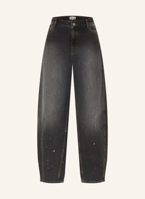 Baum Und Pferdgarten Džíny Barrel Nevin c9892 black washed denim