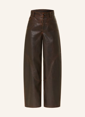 Baum Und Pferdgarten Džíny Barrel Napolen V Koženém Vzhledu c8080 molé brown