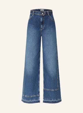Baum Und Pferdgarten Džíny S Širokými Nohavicemi Niema c7864 dark blue denim