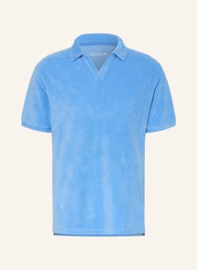 Juvia Frottee-Poloshirt blau