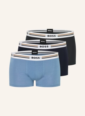 Boss 3er-Pack Boxershorts Revive blau