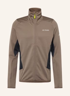 Vaude Fleecová Bunda Monviso hnědá