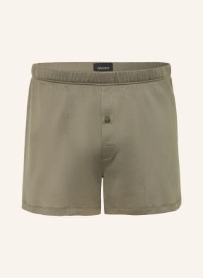 Hanro Boxershorts Cotton Sporty gruen