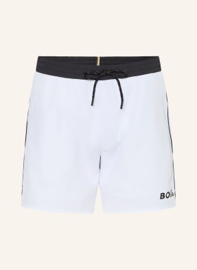 Boss Badeshorts Starfish weiss