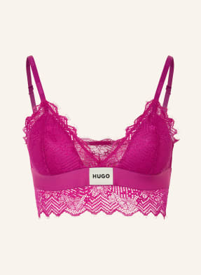 Hugo Trojúhelníková Podprsenka Lace fuchsiová