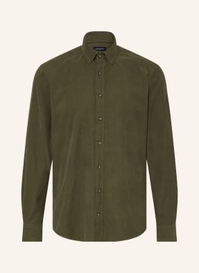 Strokesman's Cordhemd Regular Fit gruen