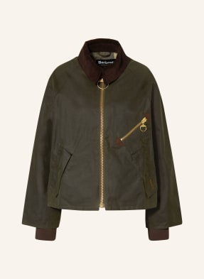 Barbour Bunda Arlene tmavě zelená / zlatá / tmavě hnědá
