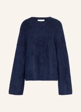 Soft Goat Svetr Z Alpaky tmavě modrá