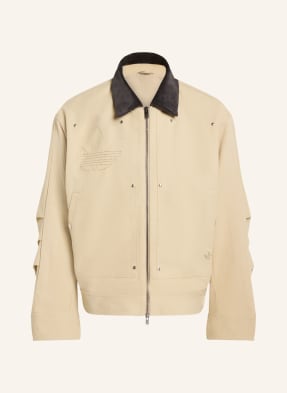 Adidas Originals Přeplášť Essentials béžová / tmavě šedá