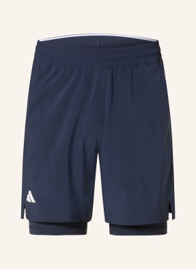 Adidas Tenisové Šortky 2 V 1 Tennis Climacool tmavě modrá
