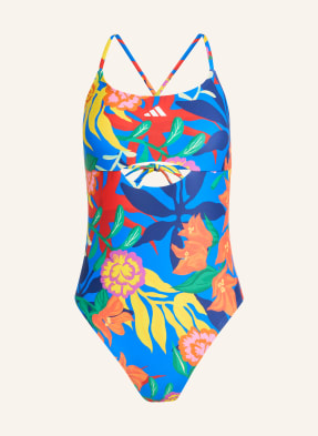 Adidas Plavky Mexicana Florals modrá / červená / žlutá