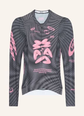 Maap Cyklistický Dres Spectrum Pro Air Ls Jersey 3.0 černá / neonově růžová