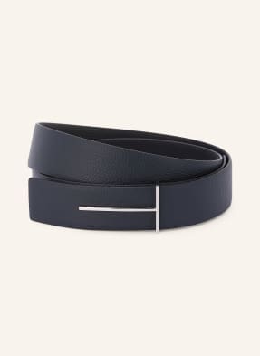 Tom Ford Ledergürtel Zum Wenden blau