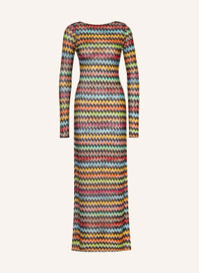 Missoni Plážové Šaty S Třpytivou Přízí černá / červená / světle zelená