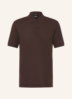 Boss Piqué-Poloshirt Pallas Regular Fit braun
