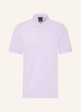 Boss Piqué-Poloshirt Pallas Regular Fit lila