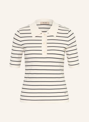 Mos Mosh Strick-Poloshirt Mmcaliz blau
