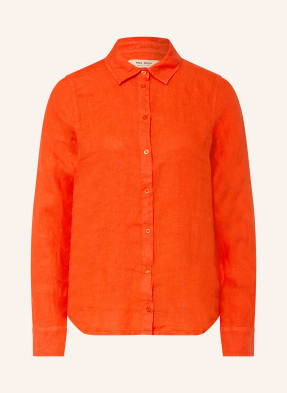 Mos Mosh Hemdbluse Mmmartina Aus Leinen orange