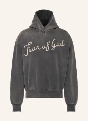 Fear Of God Mikina S Kapucí tmavě šedá