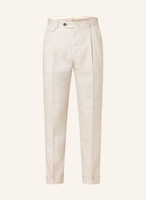 Windsor. Oblekové Kalhoty Sapo Slim Fit S Lnem 260 medium beige 260