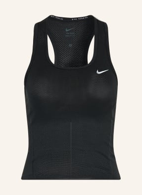 Nike Lauftop Tempo schwarz