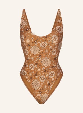 Skims Plavky Signature Swim alb almond bandana