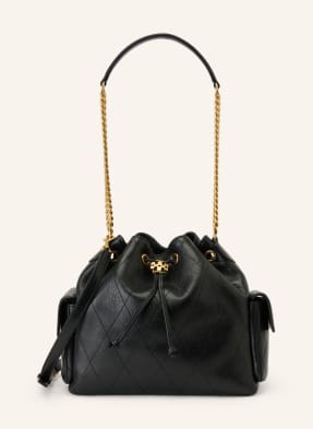 Tory Burch Taška Charlie černá / zlatá