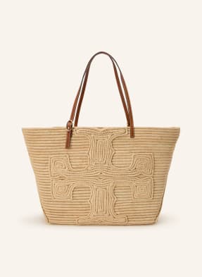 Tory Burch Shopper Ella Mit Pouch beige