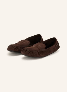 Acne Studios Penny Loafery tmavě hnědá