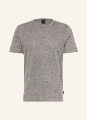 Boss T-Shirt Thompson Mit Leinen braun