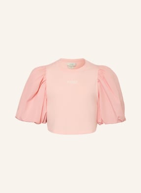 Fendi Blůzkové Tričko Z Kombinace Materiálů růžová