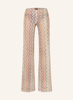 Missoni Kalhoty béžová / žlutá / černá