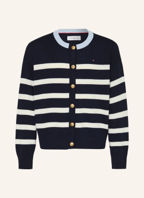 Tommy Hilfiger Svetr tmavě modrá / bílá