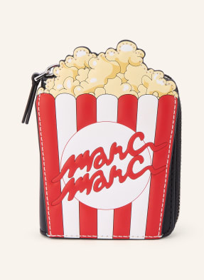 Marc Jacobs Geldbörse The Popcorn Slim Compact Wallet schwarz